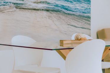 salone appartamento Blu Suite del B&B Bed and Breakfast vicino al mare di Vieste Incanto Di Luna