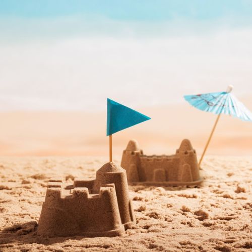 stella marina rossa nel mare di Vieste nel Gargano in Puglia